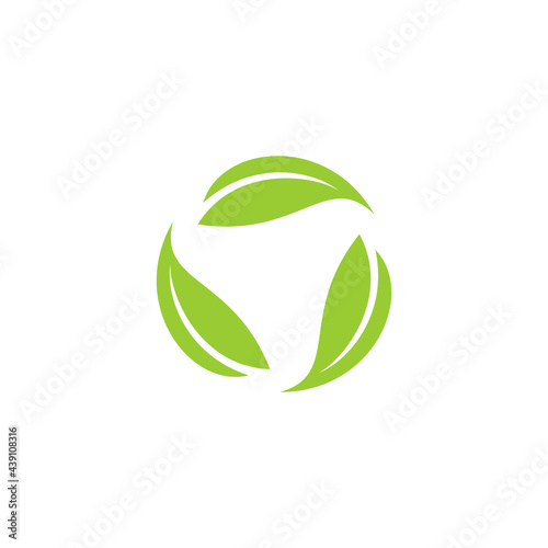 recycling icon, ecology green icons set on white background