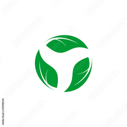 Biodegradable recyclable plastic free package icon. Vector bio recyclable degradable label logo template