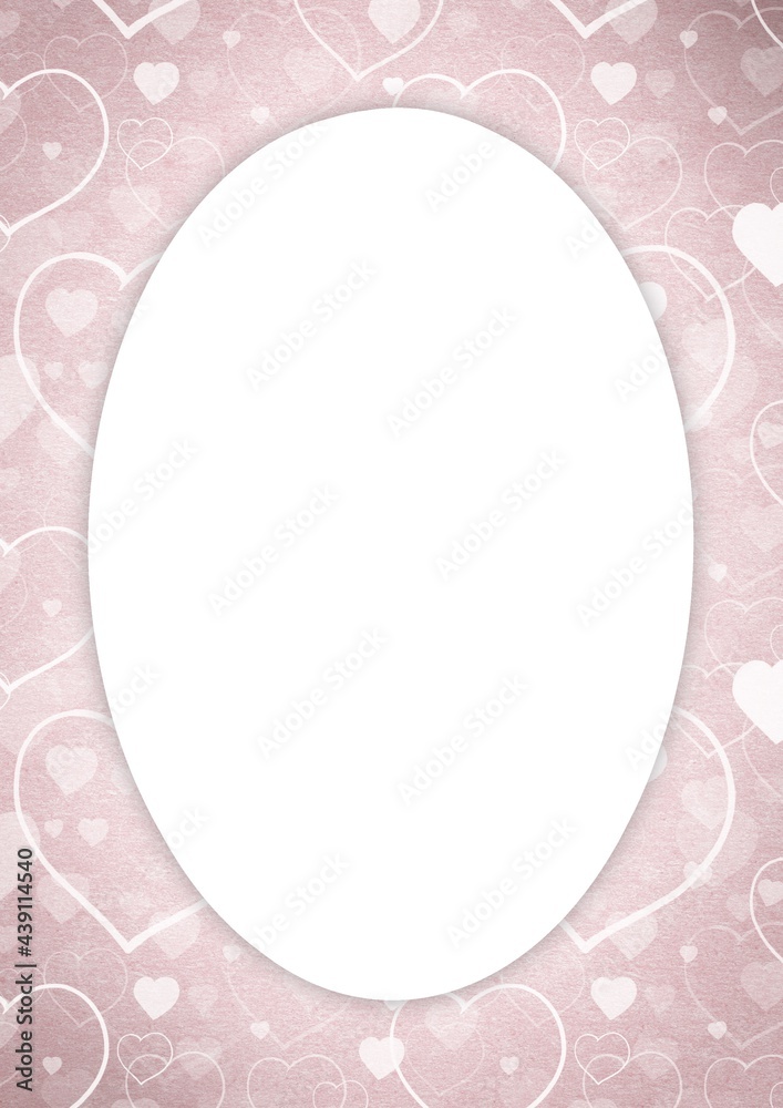 romantic card template for valentine's day with hearts background romantic card template for valentine's day with hearts background