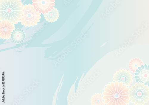 和風 かわいい 爽やか ガーリー イラスト 装飾 背景素材