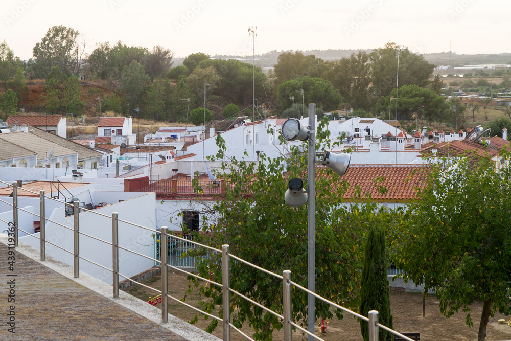 Panoramica, Paisaje o Vista en el pueblo de Cartaya, provincia de Huelva, comunidad autonoma de Andalucia o Andalusia, pais de España o Spain