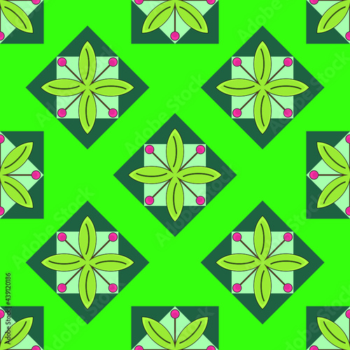 seamless pattern with leaves