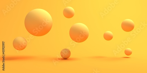 3D render of abstract spheres