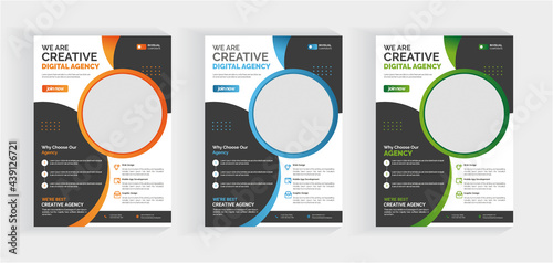 Template vector design for Brochure, AnnualReport, Magazine, Poster, Corporate Presentation, Portfolio, Flyer, infographic, layout modern size A4, Easy to use and edit.