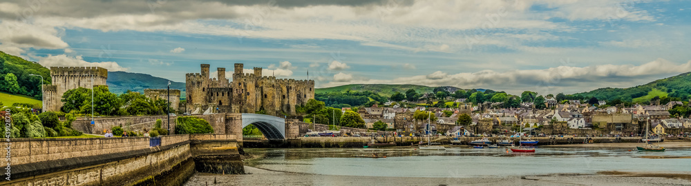 Conwy Castle, North Wales, UK