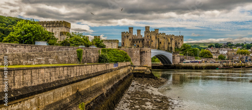 Conwy Castle, North Wales, UK photo
