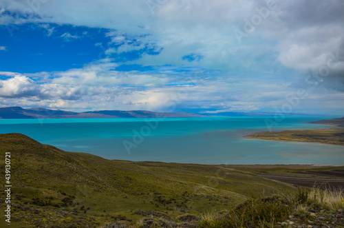 clouds over the lake