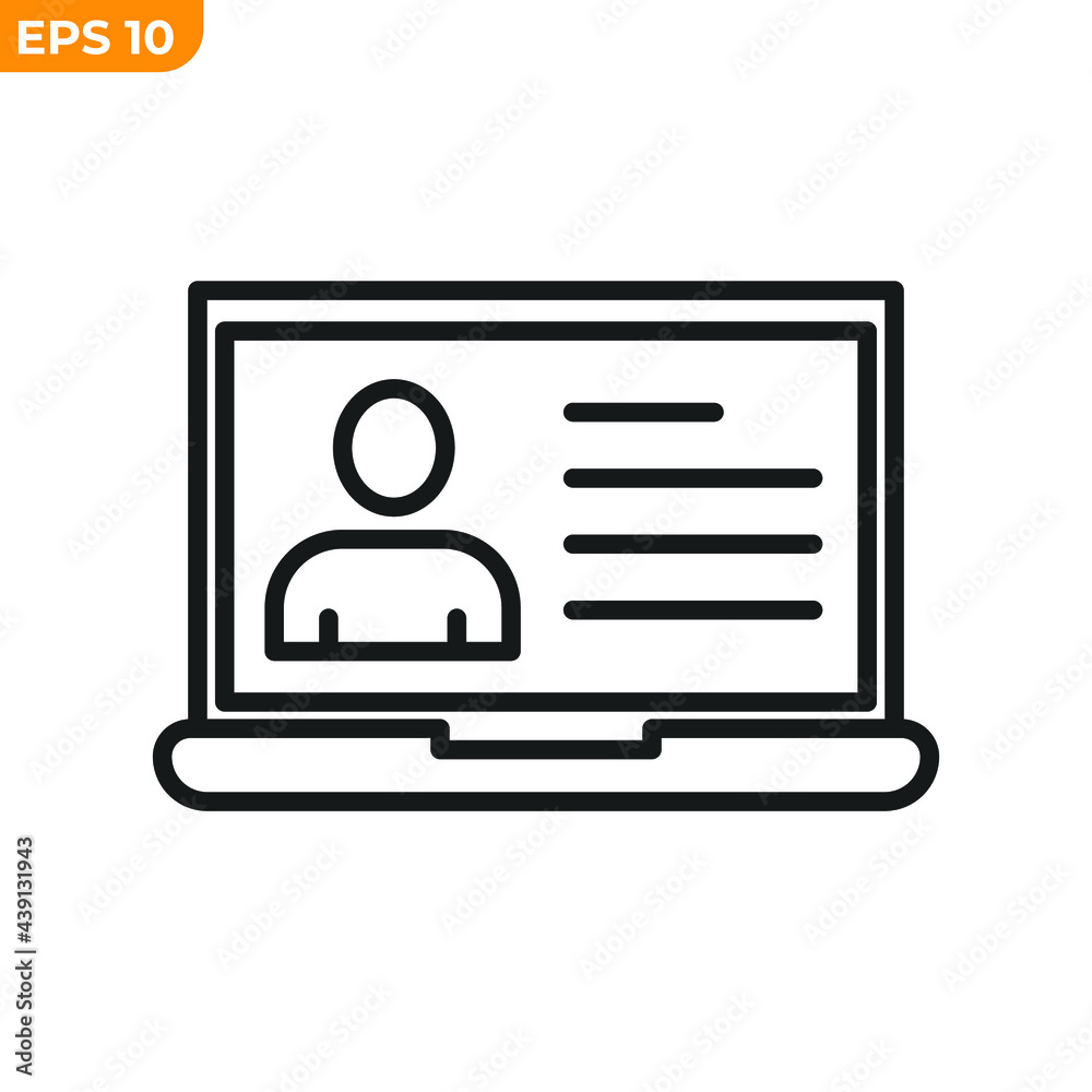 personal website icon symbol template for graphic and web design collection logo vector illustration personal website icon symbol template for graphic and web design collection logo vector illustration