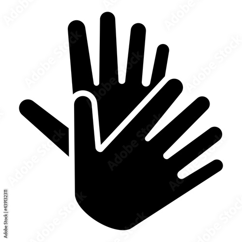 ngi1263 NewGraphicIcon ngi - german - Piktogramm Gebärdensprache Symbol . english - hand sign language icon . communicating . isolated on white background - single - black simple xxl g10601