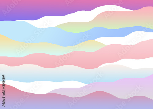 abstract colorful background | Graphic design | Wallpaper | pastel color | wave | cloud
