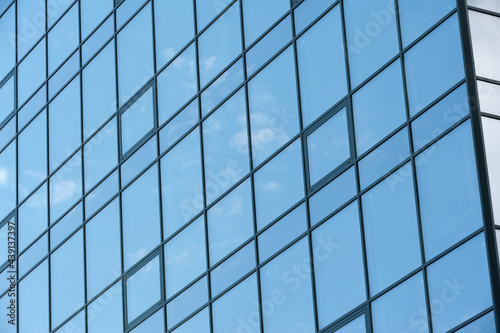 Wallpaper Mural Abstract image of the facade of a modern high rise building covered in reflective plate glass Torontodigital.ca