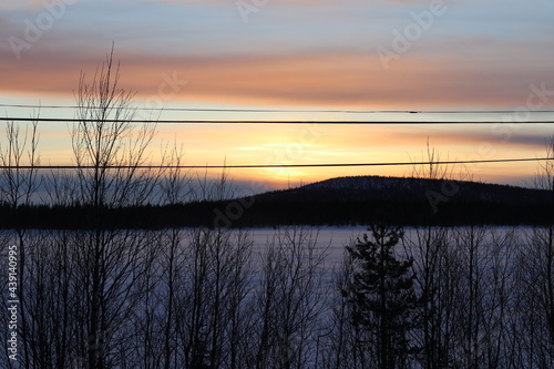 sunset  lake  water  sky  landscape  sun  nature  sunrise  reflection  river  cloud  clouds  blue  dawn  morning  evening  dusk  forest  tree  fog  calm  orange  silhouette  trees  beautiful