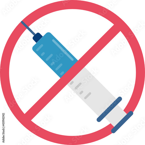 No vaccine icon