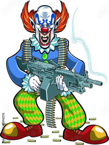 evil Killer clown