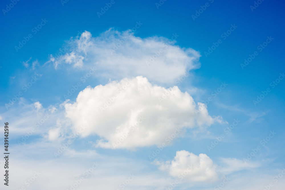 beautiful blue sky and white fluffy cloud horizon outdoor for background. beautiful blue sky and white fluffy cloud horizon outdoor for background.