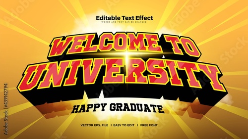 University Bold Text Effect