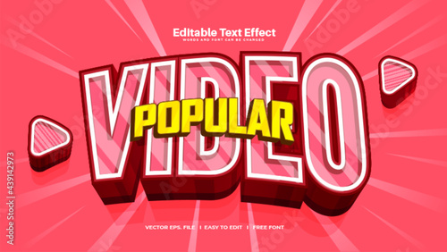 Popular Video Text Effect