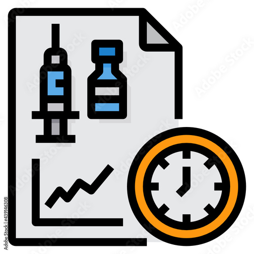 Vaccine line icon