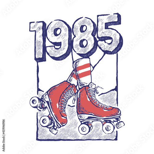 rollerskate illustration