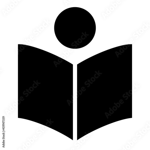 ngi1264 NewGraphicIcon ngi - german - Piktogramm Leichte Sprache Symbol . english simple language sign . easy language icon . isolated on white background - single - black simple xxl g10602