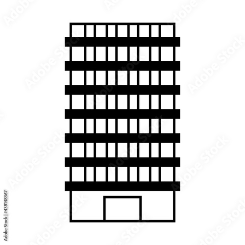 建物のシンプルなベクターアイコン © id_pluto