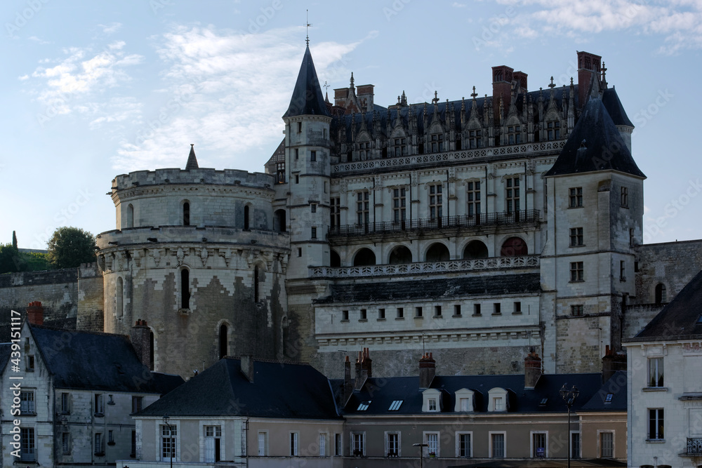 Amboise city in the Loire valley