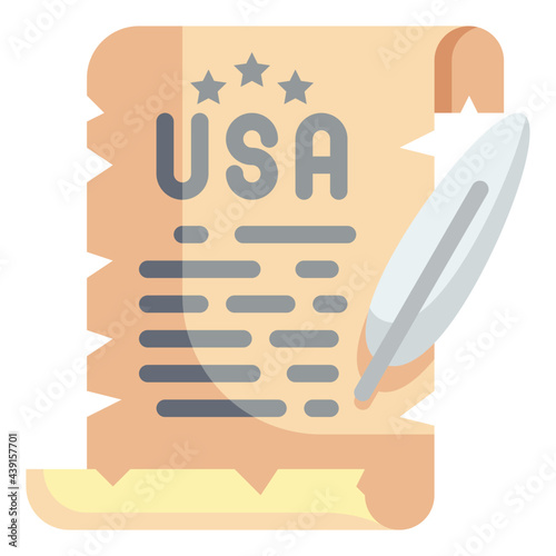 declaration flat icon