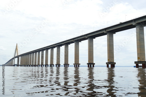 The bridge Rio Negro connects the city of Manaus with Iranduba. Amazonas, Brazil. © juerginho