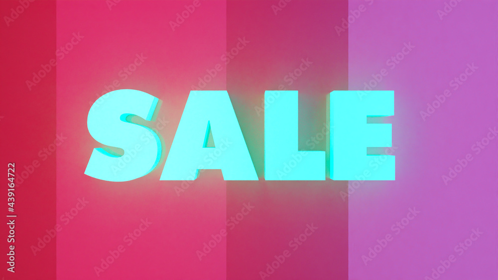 3D Illustration. of a shining word 3D Illustration. of a shining word