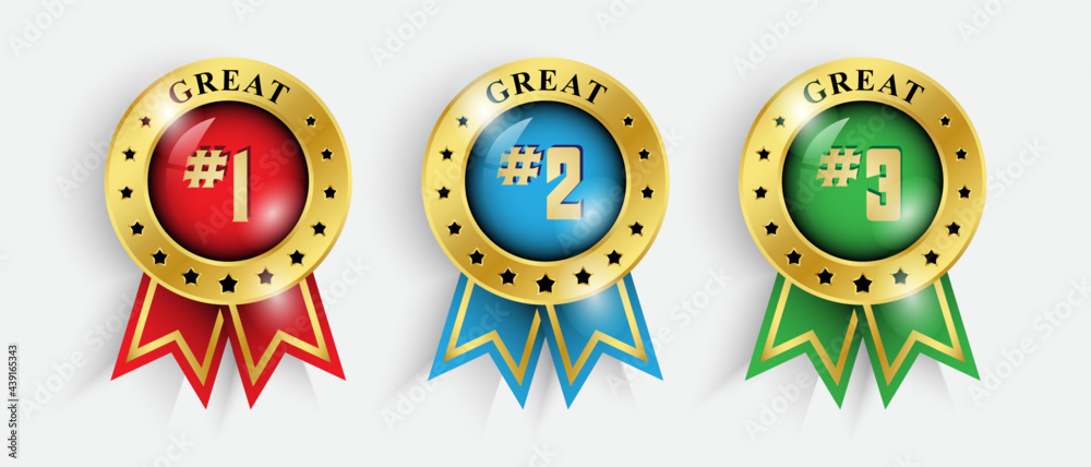 Winner Ribbon Vector