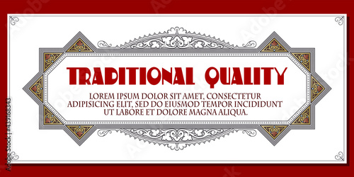 Vector template flyer, invitations or greeting cards.