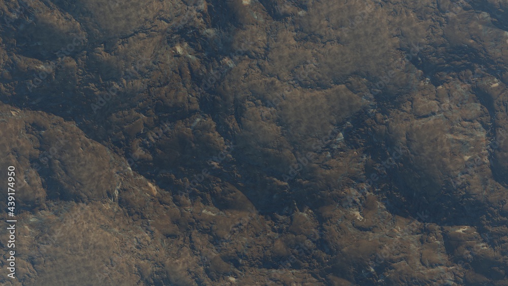 Fototapeta premium abstract cosmic texture, beautiful alien planet in far space, detailed planet surface, abstract aerial view, abstract texture, science fiction, cosmic landscape 