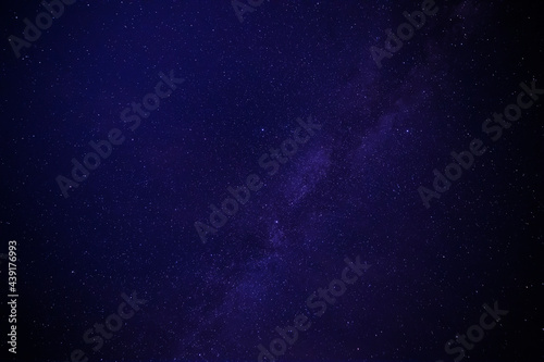 view on stars in night sky