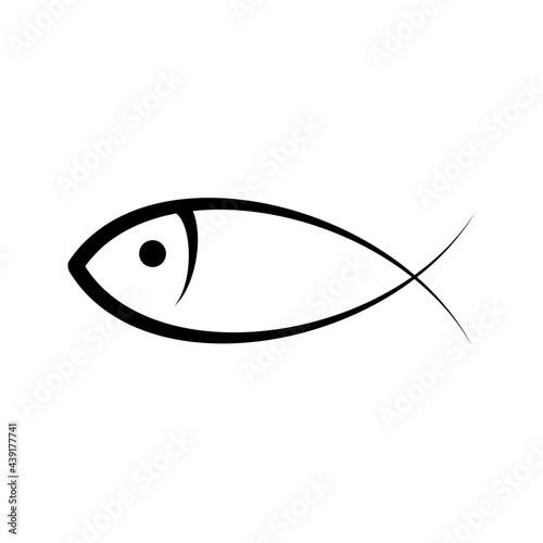 Fish logo concept. animal icons, fish icons and line icons, for logos, icons, symbols and emblems