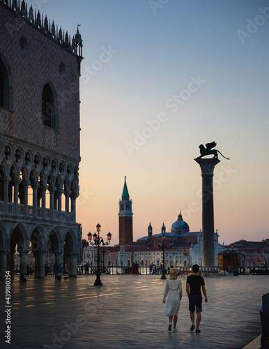 Couple at Sunset in St. Mark's Square © Andrew