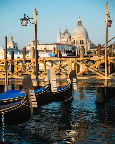 Venice Gondolas at Golden Hour © Andrew