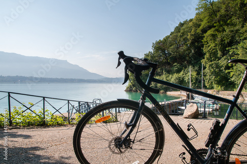 Vélo au lac du Bourget