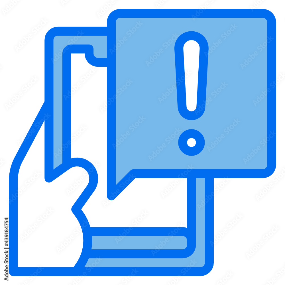 alert blue line icon alert blue line icon