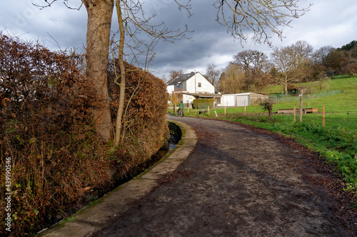 country house in the countryside