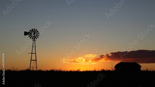 sunset in the countryside
