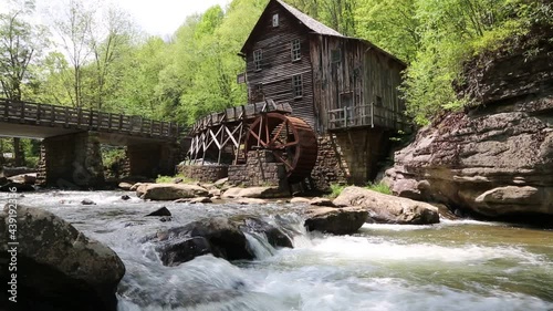 Glade Creek and Grist Mill - Babcock State Park , West Virginia