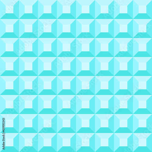 Vector seamless geometric pattern with optical illusion. Simple design for wrapping paper, wallpaper, textile.