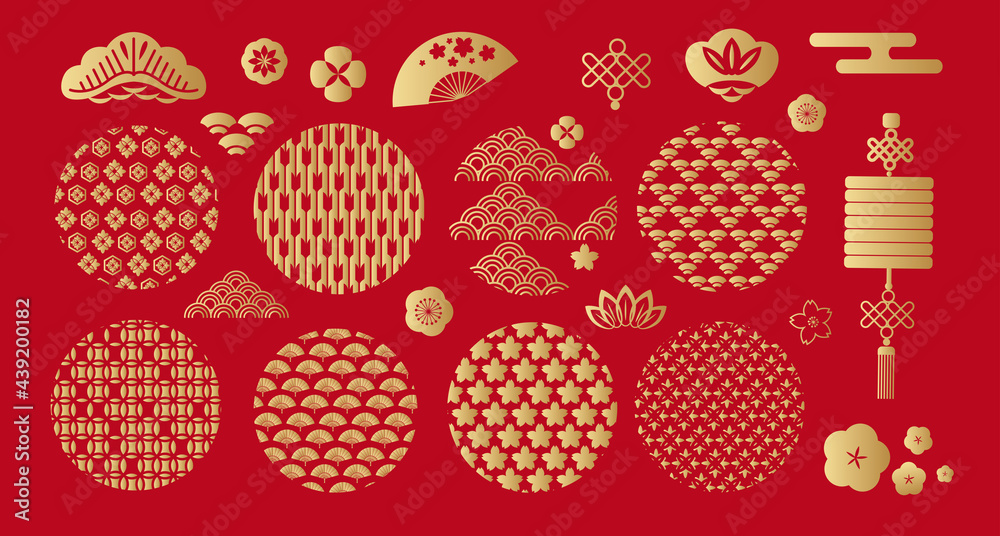 2022 Chinese new year set elements 2