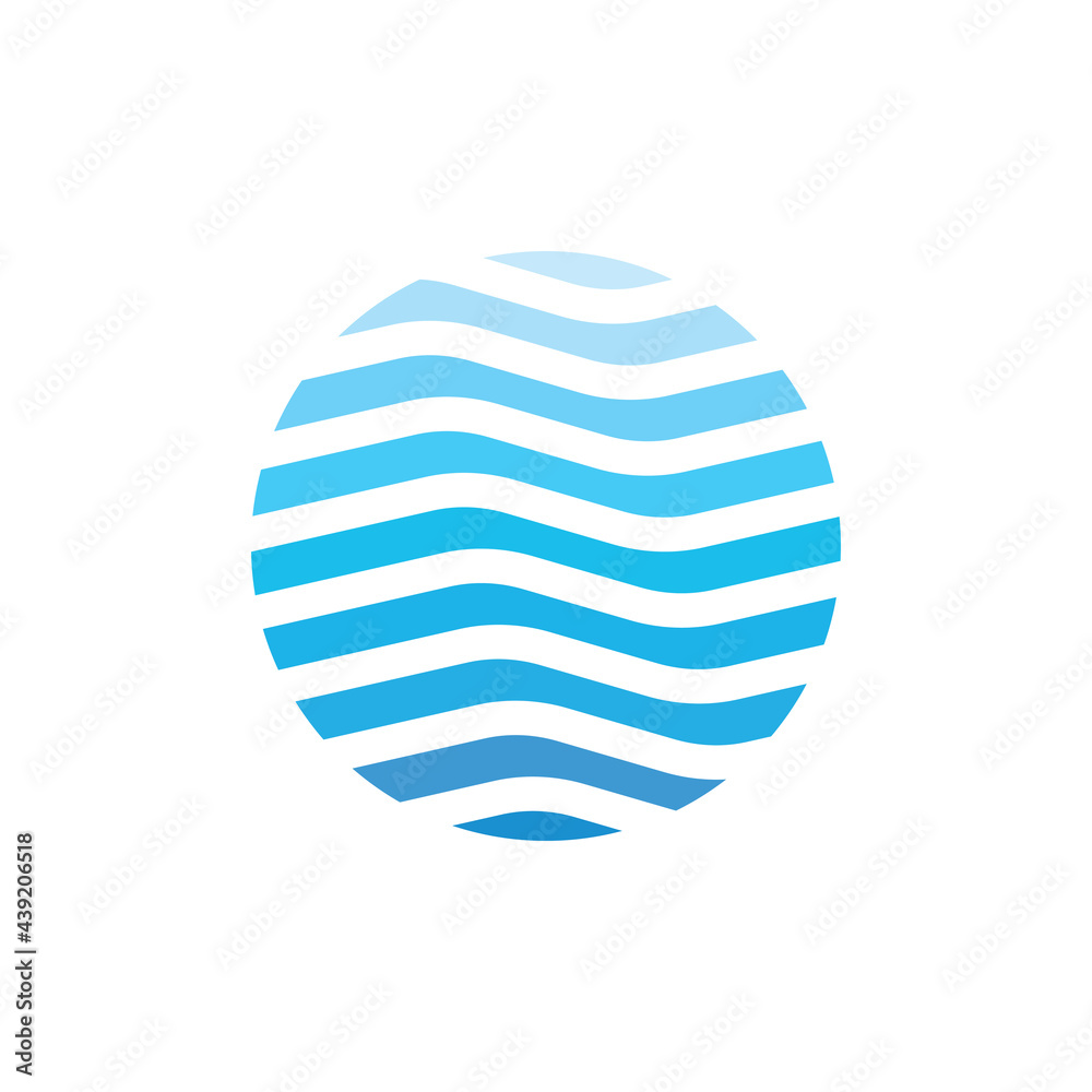 Water Wave Logo Template. vector icon illustration Water Wave Logo Template. vector icon illustration