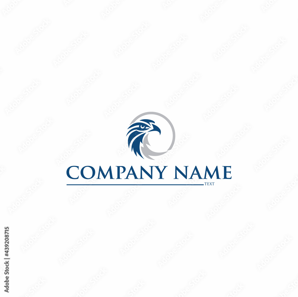 Simple and elegant bird head logo design Simple and elegant bird head logo design