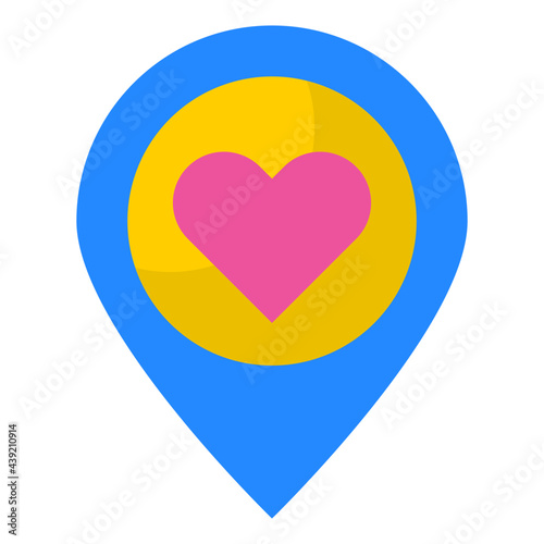 Free Download location flat style icon - GFXLoad