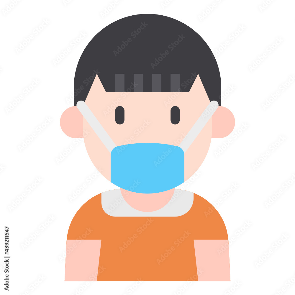 kid flat icon