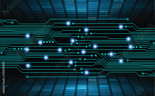cyber circuit future technology concept background