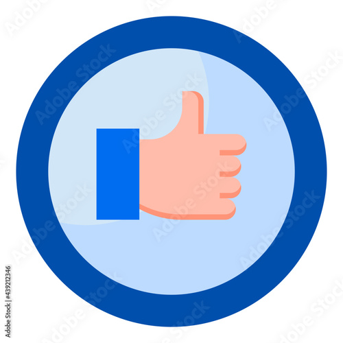 like flat style icon