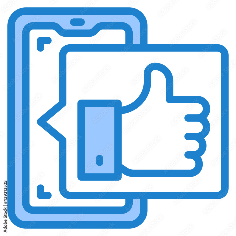 smartphone blue style icon smartphone blue style icon